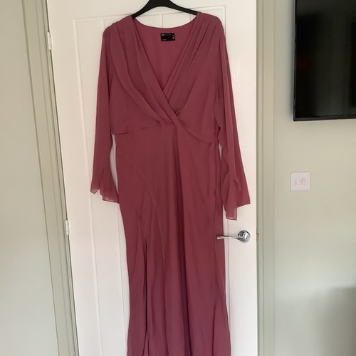 Asos dress size pink - 20, wrap