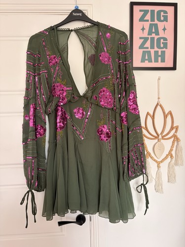 Asos design green sequin - green,