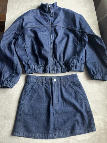Denim bomber jacket and - jacket,