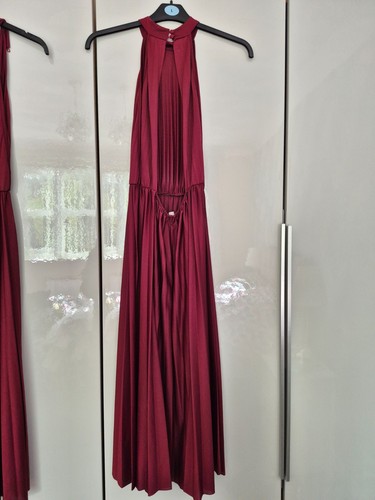 Asos burgundy halterneck