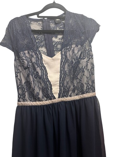 Asos dress navy - navy, and