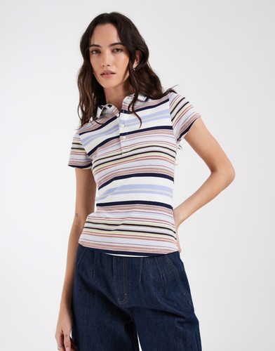 Asos new striped polo - new, size