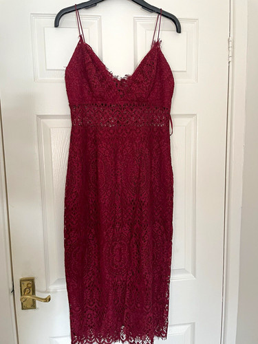 Women burgundy floral lace - women’s,