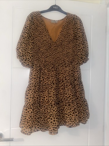 Asos brown leopard print mini - asos,