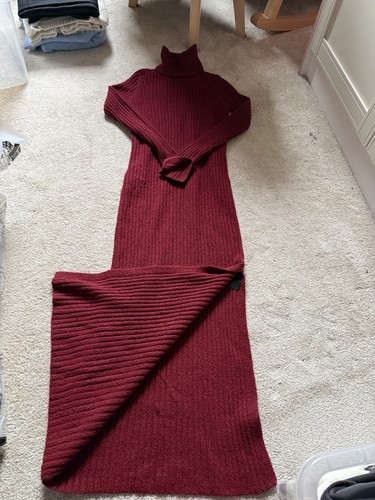 Asos design burgundy ribbed - asos,