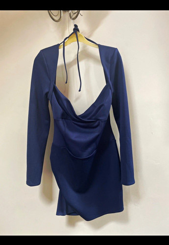 Asos design blue long sleeve - long,