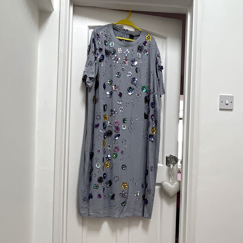 Nwt asos curve grey floral - asos,