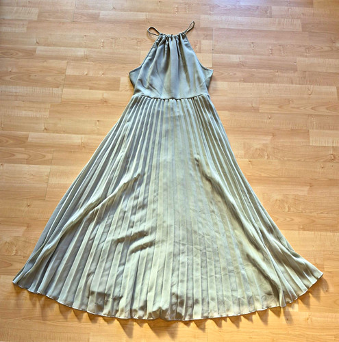 Asos design green pleated - green,