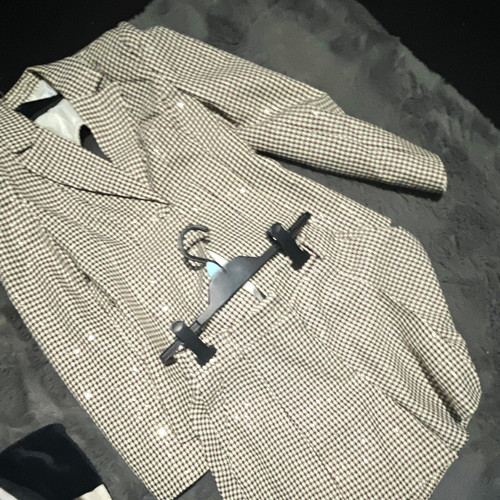 Asos brown check - check, blend