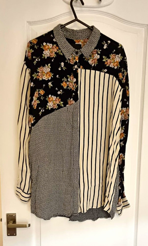 Asos black beige floral - beige,