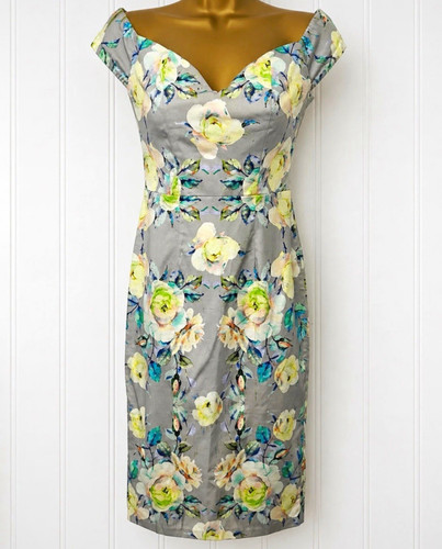 Asos grey floral sweetheart - grey,