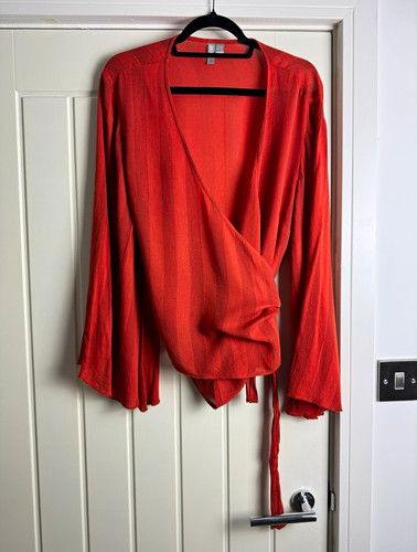 Asos burnt orange neck wrap - orange,