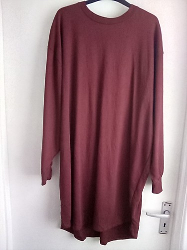 Asos burgundy cotton jumper - burgundy,