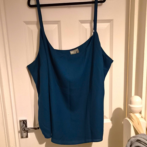 Asos teal camisole top scoop - asos,