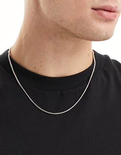 Asos design steel snakechain - asos,