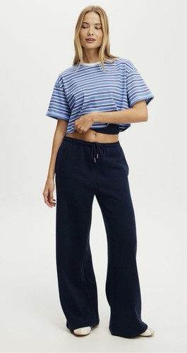 Cotton asos navy plush - cotton,