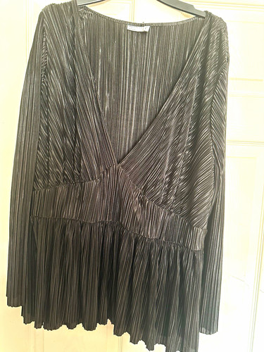 Asos design black - asos, pleated