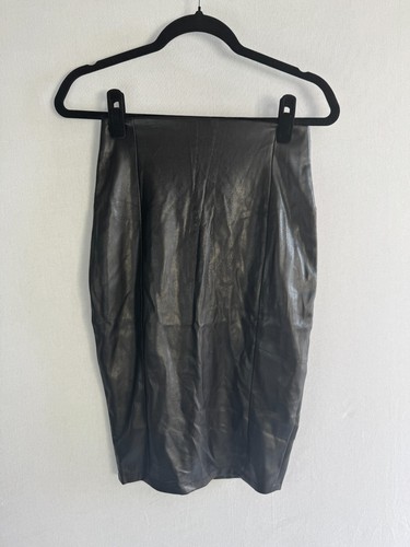 Asos black faux leather - faux,