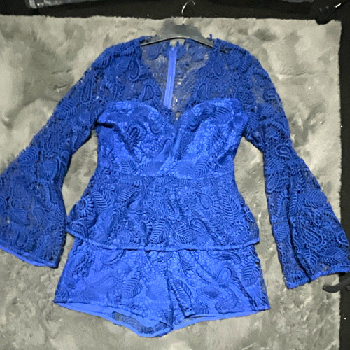 Asos blue lace - 12, long