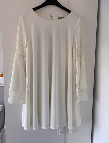 Asos white lace shift - asos, dress