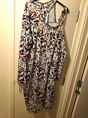 Asos grey black orange animal - grey,