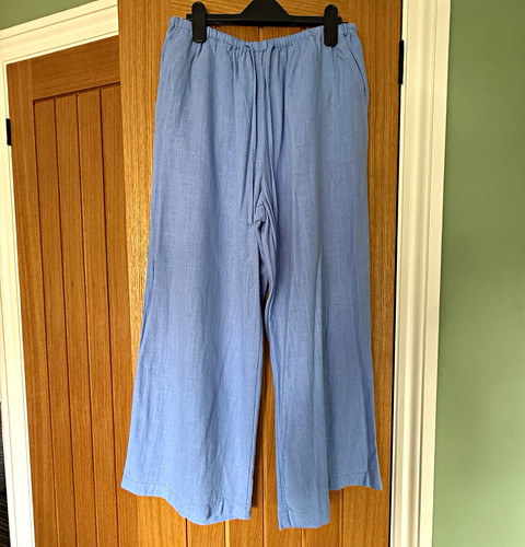 Asos design blue wide leg - asos,