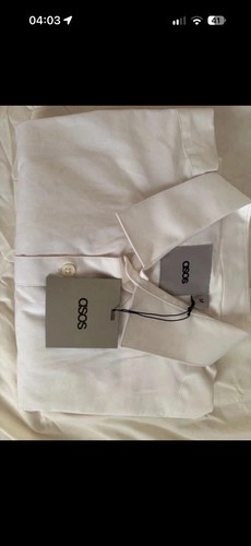Asos whit shirt short - shirt, sleeve