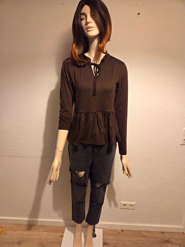 Brown asos blouse - brown,